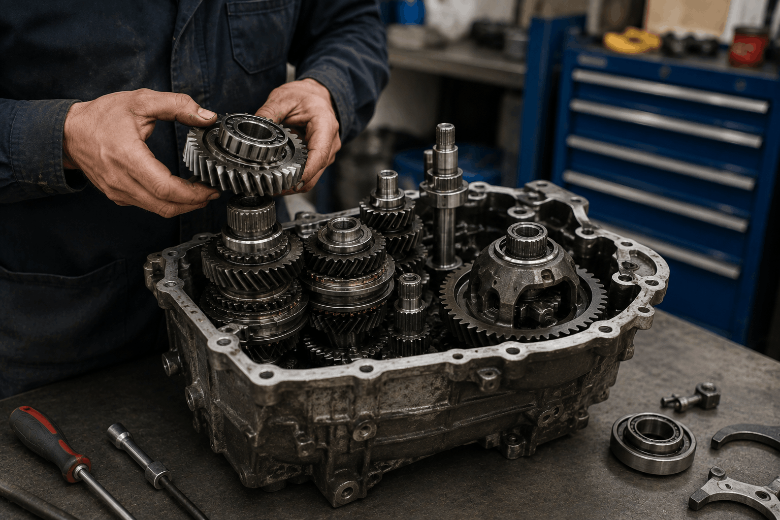 Professional manual gearbox repairs in Melbourne for gear crunching, shifting problems and gearbox faults.